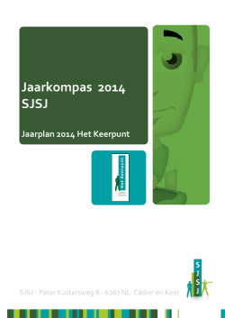 Jaarplan 2014 HKP