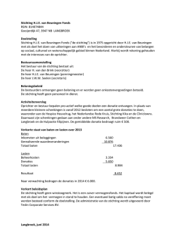 Document publicatieplicht 2013