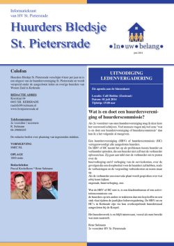 Juli 2014 - HV St. Pietersrade