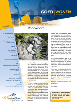 Goed Wonen Magazine Zomer 2014 - WoonGoed 2