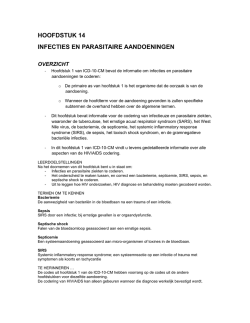 HOOFDSTUK_14_INFECTIES EN PARASITAIRE AANDOENINGEN