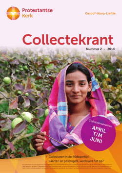 Collectekrant-2014-02 - Protestantse Kerk in Nederland