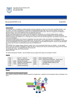 hdm journaal 2013