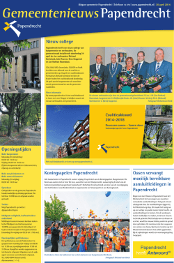 30 april 2014 - Gemeente Papendrecht