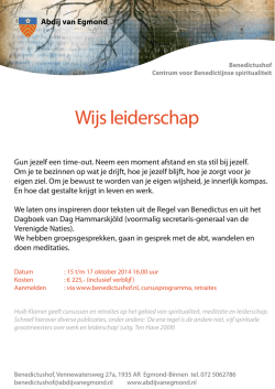 Wijs leiderschap - VNO
