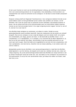 download transcriptie - Duurzame Inzetbaarheid