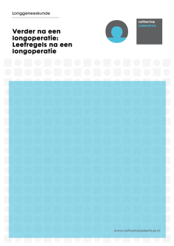 Verder na een longoperatie