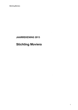 jaarrekening 2013