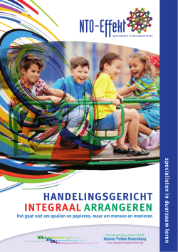 HANDELINGSGERICHT INTEGRAAL ARRANGEREN - NTO