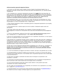 Actievoorwaarden spaaractie dagentree Elysium 1. De kranten van