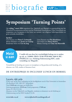 Symposium Turning Points maart 2014