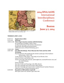 THURSDAY, JUNE 5, 2014 8:30-‐9:15 Registration/Coffee