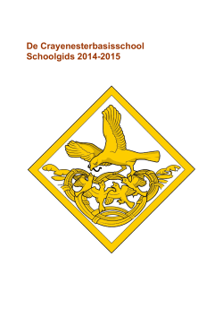 De Crayenesterbasisschool Schoolgids 2014-2015