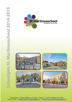 Schoolgids 2014-2015 - St. Martinusschool | Millingen aan de Rijn