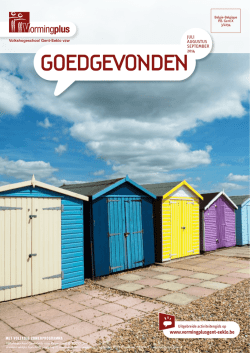 Goedgevonden Zomer 2014 - Vormingplus Gent Eeklo