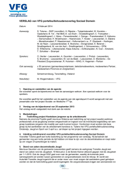 het verslag en de presentaties
