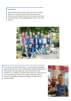 Hallo allemaal, Wij zijn marloes, ieteke, manuel, naomi, arne, sepp