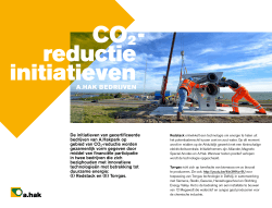 CO2 reductie initiatieven -