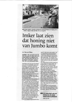 Imker laat zien