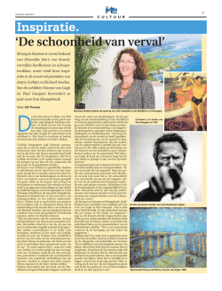 Inspiratie. - Monique Harbers