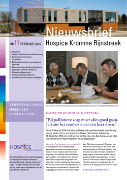 Hospice Kromme Rijnstreek nieuwsbrief 11
