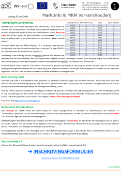 Marktinfo en MRM varkenshouderij (pdf)