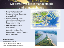 Modern river basin management and climate change