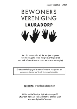 Infoboekje nr.1 - 2014 klik hier