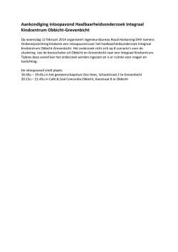 Info-inloop - avond IKC Obbicht-Grevenbicht