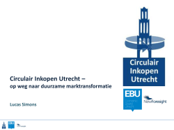 Circulaire inkoop - Economic Board Utrecht
