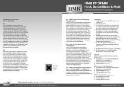 Handleiding HMB Profmix