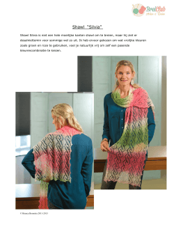 Download hier het patroon van shawl Silvia