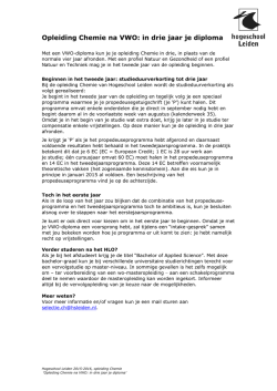 HLO na VWO: VERKORTING TOT 3 JAAR MOGELIJK