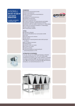 Productleaflet Warmtepompen AIR EVO 140-360 HP