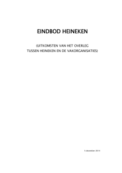 EINDBOD HEINEKEN - mhp