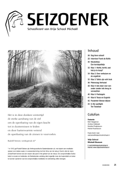 Inhoud Colofon - Seizoenerwinkel