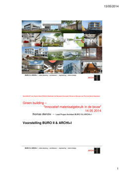 Duurzaam bouwen en bestekken