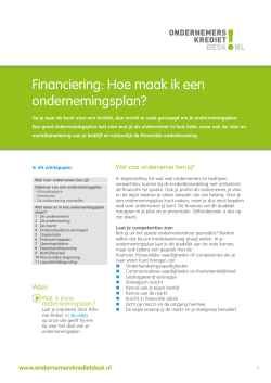 Whitepaper – Hoe maak ik een ondernemingsplan