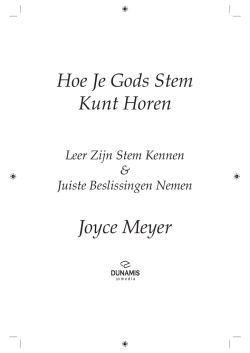 Hoe Hoor je van God