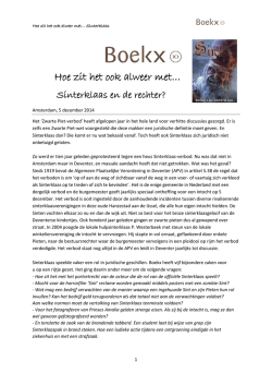 Hoe zit het ook alweer met&hellip; Sinterklaas en de