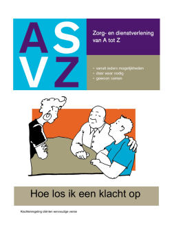 Hoe los ik een klacht op