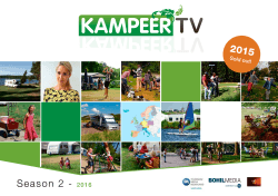 KampeerTV Tarieven 2016