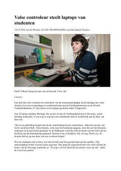 Steffi kreeg een dief op bezoek.