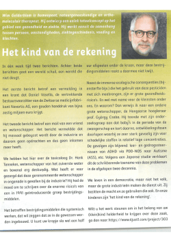 Column BOZ maart 2013 Kind van de rekening