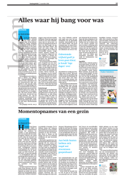 Alles waar hij bang voor was