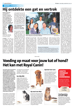 Hij ontdekte een gat en vertrok