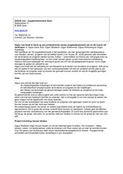 jongerenwerking nieuw