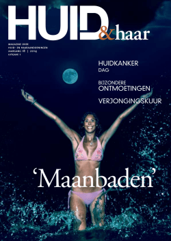 HUIDKANKER ONTMOETINGEN VERJONGINGSKUUR