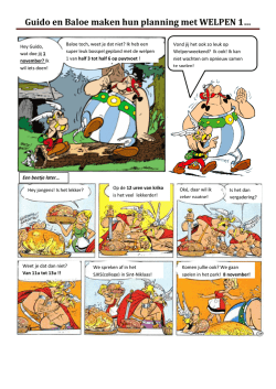 Guido en Baloe maken hun planning met WELPEN 1&hellip;