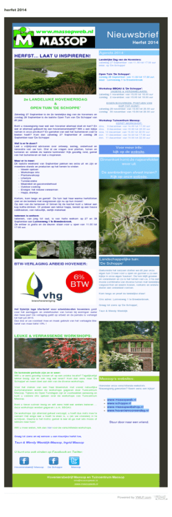 herfst 2014 - Hoveniersbedrijf Massop